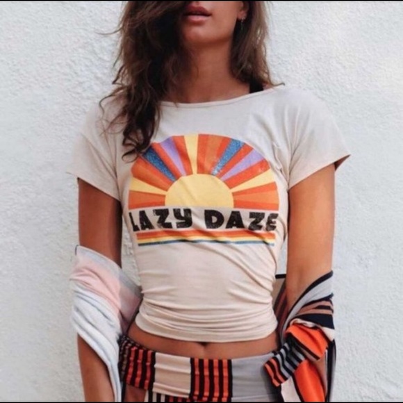 Lazy Daze Vintage Style T Shirt - Picture 5 of 5
